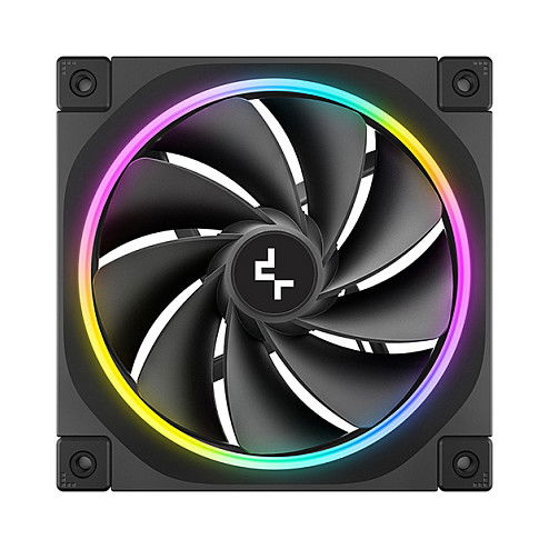DeepCool FL12R Ventilador de 120mm, Pack de 3 Unidades, Negro