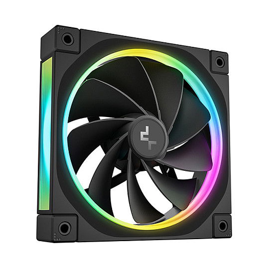 DeepCool FL12R Ventilador de 120mm, Pack de 3 Unidades, Negro