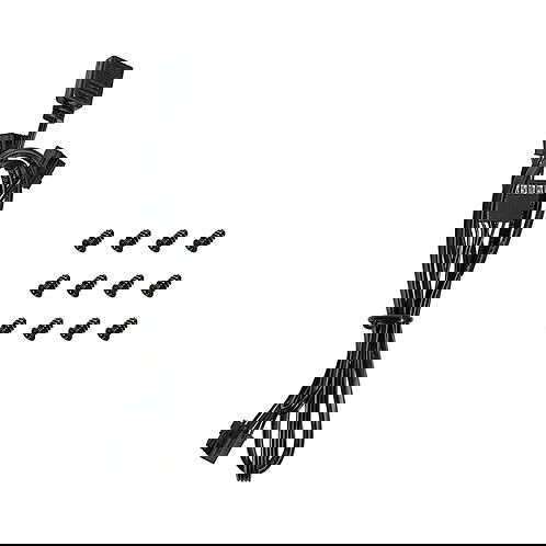 DeepCool FL12R Ventilador de 120mm, Pack de 3 Unidades, Negro