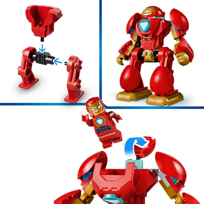 LEGO Marvel Ultrón vs. Iron Man 11209 con Armadura Robótica y Nave Voladora LEGO Marvel Ultrón vs. Iron Man 11209 con Armadura Robótica y Nave Voladora
