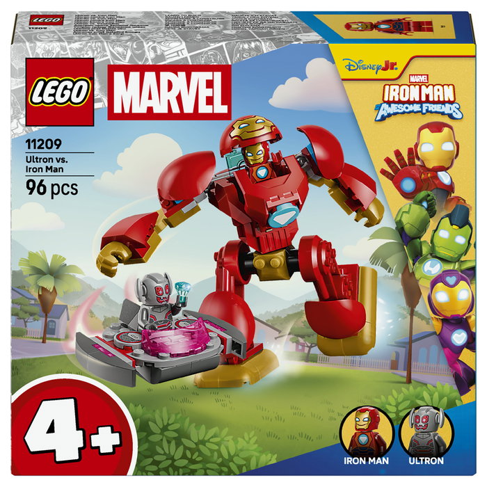 LEGO Marvel Ultrón vs. Iron Man 11209 con Armadura Robótica y Nave Voladora LEGO Marvel Ultrón vs. Iron Man 11209 con Armadura Robótica y Nave Voladora