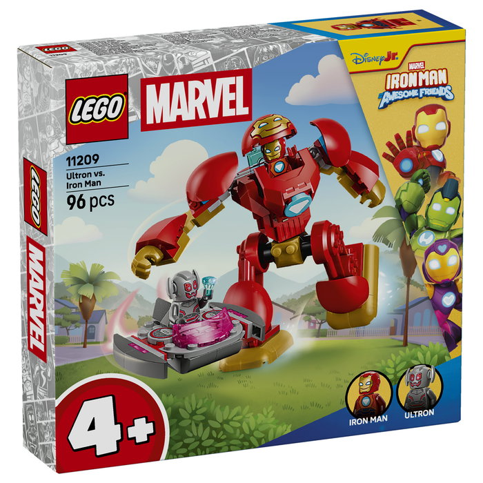 LEGO Marvel Ultrón vs. Iron Man 11209 con Armadura Robótica y Nave Voladora LEGO Marvel Ultrón vs. Iron Man 11209 con Armadura Robótica y Nave Voladora