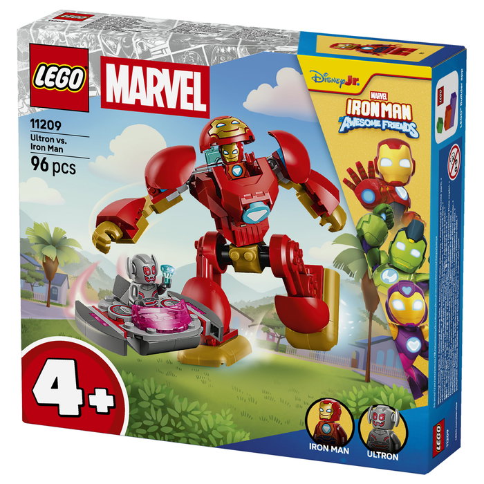 LEGO Marvel Ultrón vs. Iron Man 11209 con Armadura Robótica y Nave Voladora LEGO Marvel Ultrón vs. Iron Man 11209 con Armadura Robótica y Nave Voladora