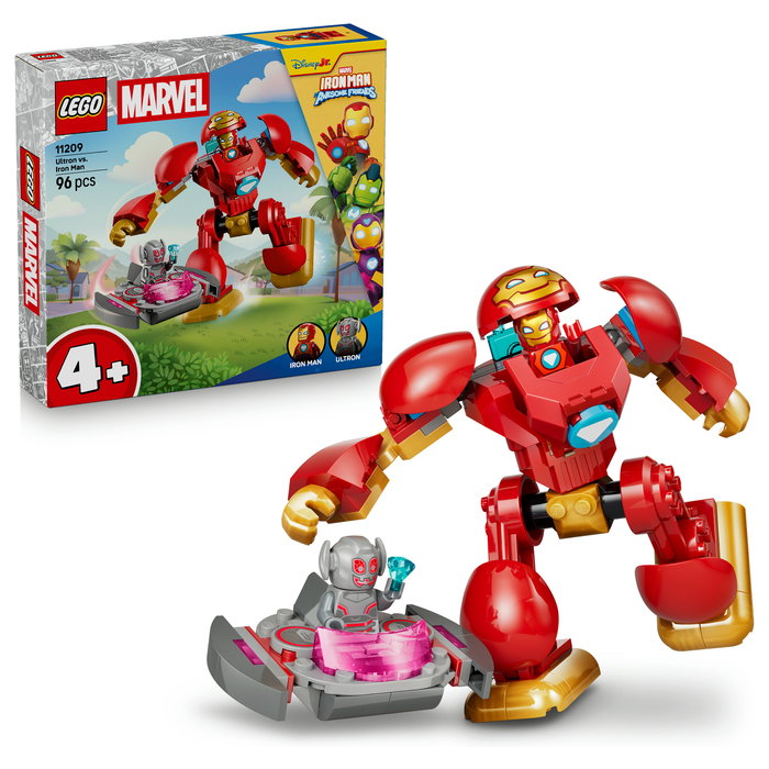 LEGO Marvel Ultrón vs. Iron Man 11209 con Armadura Robótica y Nave Voladora LEGO Marvel Ultrón vs. Iron Man 11209 con Armadura Robótica y Nave Voladora