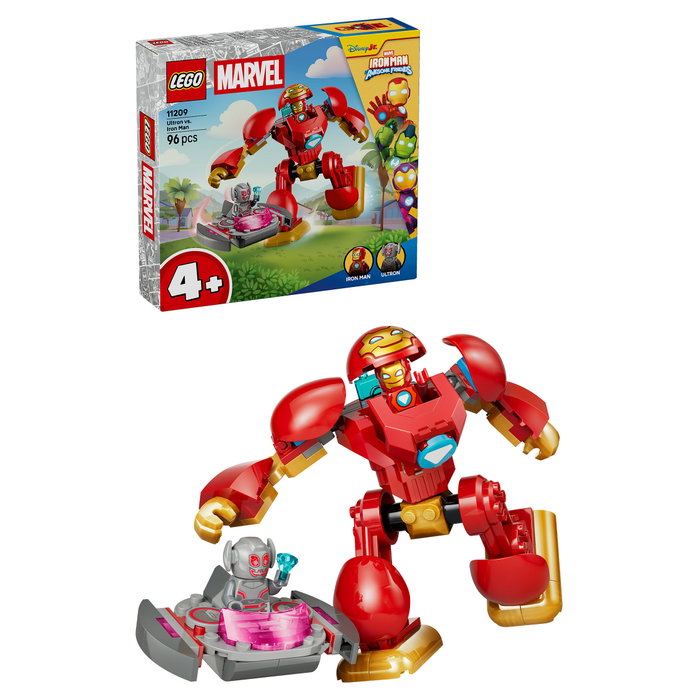LEGO Marvel Ultrón vs. Iron Man 11209 con Armadura Robótica y Nave Voladora LEGO Marvel Ultrón vs. Iron Man 11209 con Armadura Robótica y Nave Voladora