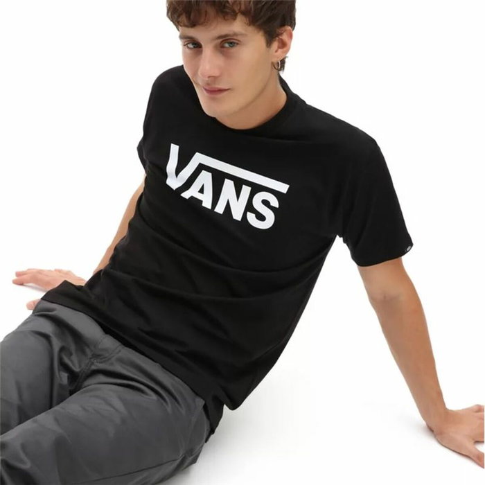 Camiseta de Manga Corta Hombre Vans Mn Classic Blanco Negro