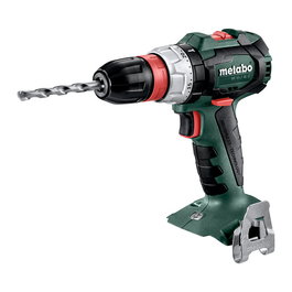 Metabo BS 18 LT BL Q Taladro Atornillador Eléctrico, 18V, Sin Batería, Pistola, Gancho, 2100 RPM, Perfora 13 mm Acero
