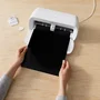 Cricut Joy Xtra Smart Iron-On - Vinilo de Transferencia Térmica Liso, 3 Hojas, Negro/Rojo/Blanco, Monocromo Brillante, Lavable a Máquina