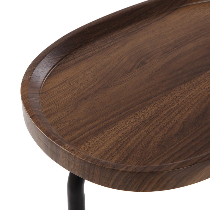 Mesa auxiliar Versa Nela Marrón 30 x 60 x 45 cm Mesa auxiliar Versa Nela Marrón 30 x 60 x 45 cm