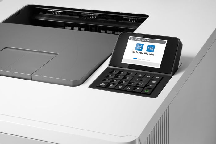 HP Impresora Laser Color LaserJet Enterprise M455dn con Dúplex Automático, Red Gigabit Ethernet, 27 ppm, Hasta 4800 Páginas/Mes, Consumibles Incluidos