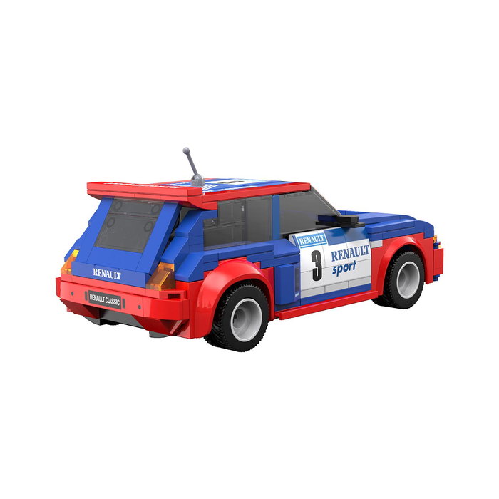 CADA Renault 5 Maxi Turbo Escala 1:20 282 Piezas C51095W Vehículo de Construcción con Mando 2.4G y App, +6 Años