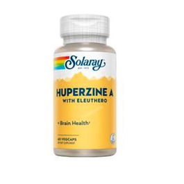 SOLARAY Huperzina A 50Mcg. 60Cap. para Apoyo Cognitivo y Función Cerebral Saludable, Apto Vegano