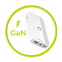Mobile Origin 65W GaN Slim Cargador Blanco