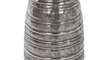 DKD Home Decor Jarrón de Aluminio Luvato con Acabado Desgastado, Pack de 2