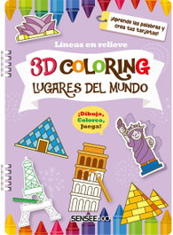 SENSEE Lugares del mundo - 3D COLORING