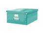 Leitz Caja de Archivo Click&Store Grande Turquesa 369x200x484 mm 29 Litros Plegable