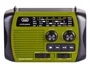 Trevi RA 7F30 BT Radio Portátil Analógica AM/FM/SO Bluetooth con Carga Solar y Dinamo, USB, MP3, MicroSD, Color Negro y Verde