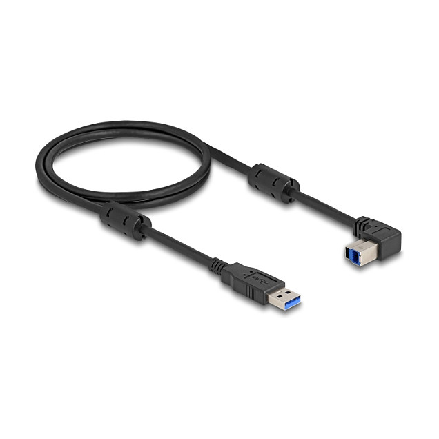 DeLOCK Cable USB 3.2 Gen 1 Tipo-A a Tipo-B Angular 90° 1 m