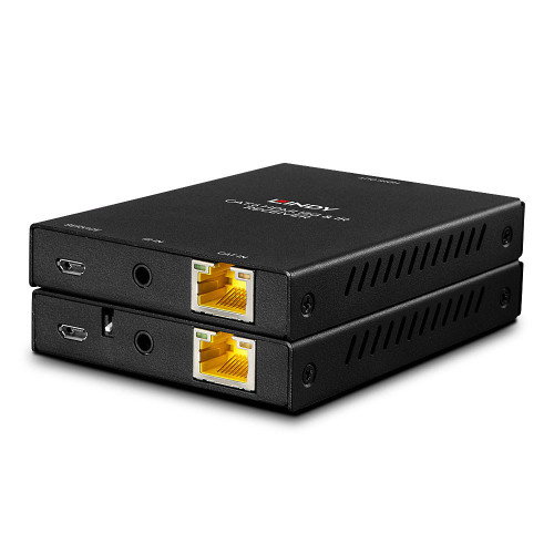 LINDY 38205 Extensor HDMI 4K 60Hz con PoC e IR, Negro