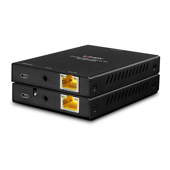 Lindy 38205 Extensor HDMI 4K60 e IR con PoC y Loop Out Negro