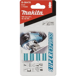 Makita B-06476 Hojas para Sierra Caladora B-51 para Metal, 5 unidades