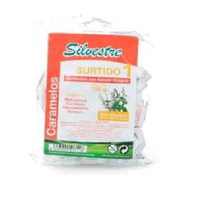 SILVESTRE Caramelos Surtidos Nº1 con Azúcar Integral 150g