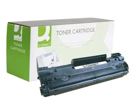 Q-connect Tóner compatible con HP CB435A para LaserJet P1005/P1006, negro
