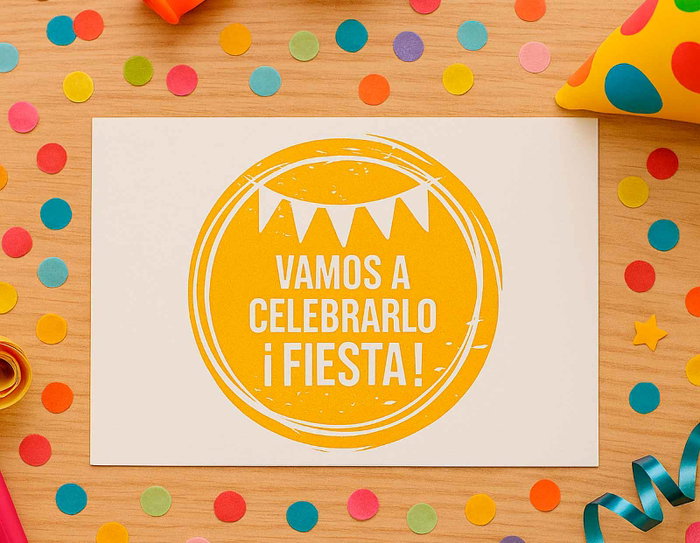 Innspiro Kit de 4 Sellos de Madera y Tinta Naranja Claro Fiesta Celebración y Bienvenida Innspiro Kit de 4 Sellos de Madera y Tinta Naranja Claro Fiesta Celebración y Bienvenida