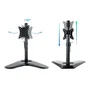 Tooq DB1701TN-B Soporte de Mesa Orientable/Inclinable para TV y Portátil de 17-32" Negro
