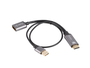 Lanberg AD-HD-DP-02 Adaptador HDMI tipo A Macho a DisplayPort Hembra 4K Plata 0,2 m