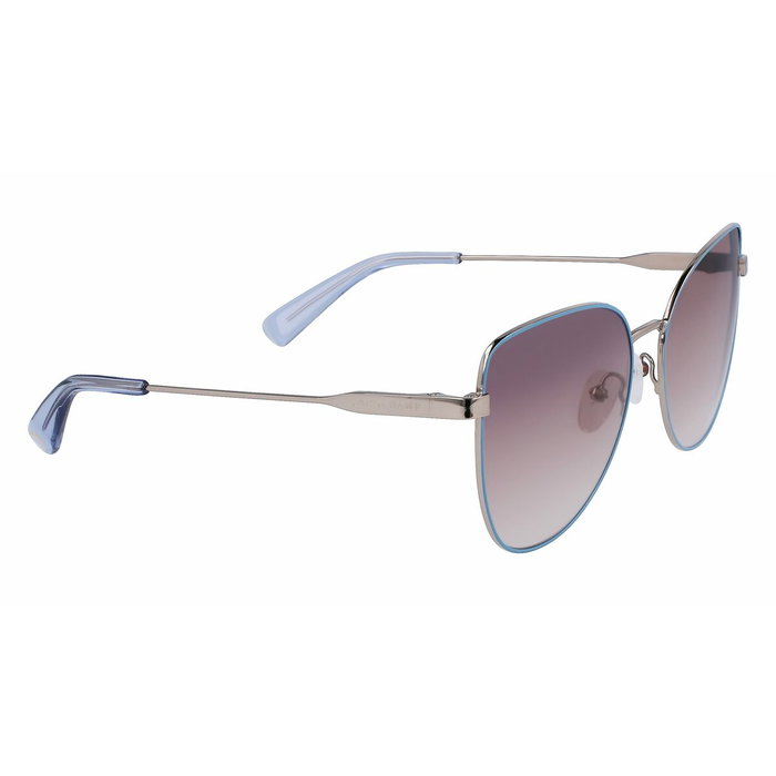 Longchamp LO165S Plateado Cat Eye