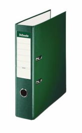 Esselte Archivador Palanca A4 Lomo Ancho Pp Interior Forrado En Papel Rado Cantoneras Verde
