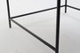DKD Home Decor Mesa de Centro de Acero y Aluminio con Bandeja, Dorado y Negro