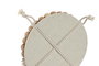 DKD Home Decor Set de 3 Espejos con Flecos Blanco