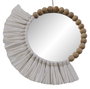 DKD Home Decor Set de 3 Espejos con Flecos Blanco