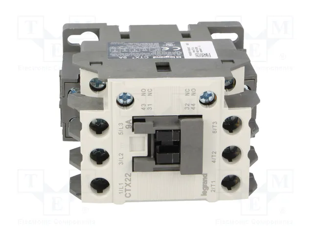 LEGRAND CTX3 Contactor 3-polar 9A 230VAC NOx3 NO+NC