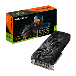 Gigabyte GeForce RTX 5070 Ti WINDFORCE OC SFF 16G Tarjeta Gráfica - 16GB GDDR7, GV-N507TWF3OC-16GD