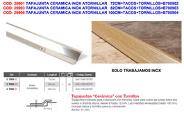 Brinox Fi Tapajunta Cerámica Inox 72cm