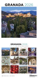 TRIANGLE POSTALS Calendario de sobremesa 2026 Granada 14x15 cm