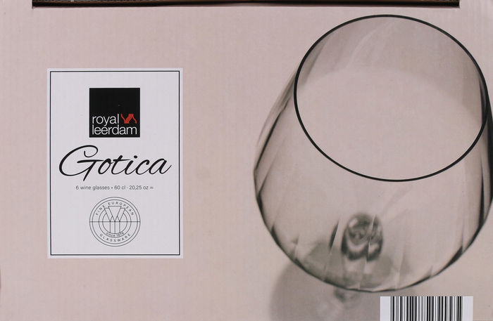 Royal Leerdam Set 6 Copas Vino 60 cl "Gótica"