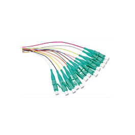 LogiLink Set de Pigtails de Fibra Óptica LC OM3 50/125 2 m Aqua (12 piezas)