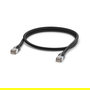Ubiquiti UACC-Cable-Patch-Outdoor-1M-BK Cable de Red Exterior RJ-45 Cat5e S/UTP (STP) 1 Metro Negro