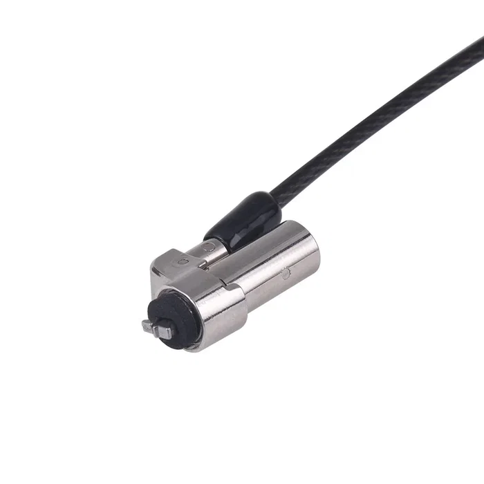 Urban Factory Cable Antirrobo para Portátil/Monitor con Llave, Acero, Negro, 2 m, Incluye 2 Llaves - Securitee