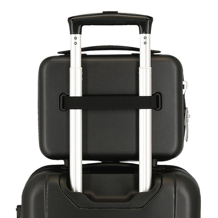 JOUMMA BAGS Neceser ABS Cute Stitch Disney con banda trasera adaptable a maleta y organizacion interior