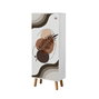 Hanah Home Zapatero B 955 Blanco Madera Maciza 50x135x38 cm