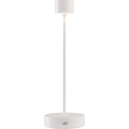 ab+ Lámpara de mesa portátil Abert Saturno blanca