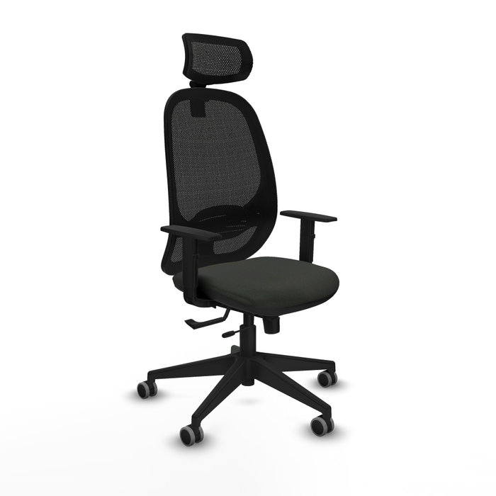 PIQUERAS Y CRESPO Silla de oficina Cilanco con mecanismo Sincro/Traslack, Negra PIQUERAS Y CRESPO Silla de oficina Cilanco con mecanismo Sincro/Traslack, Negra