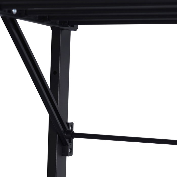 Day Tendedero Negro Pared 7 Metros de Espacio de Secado Alta Capacidad Carga Interior Exterior ABS Acero