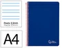 Liderpapel Cuaderno Espiral A4 Witty Tapa Dura 80 Hojas 90gr Pauta 3,5mm Con Margen Color Azul Oscuro