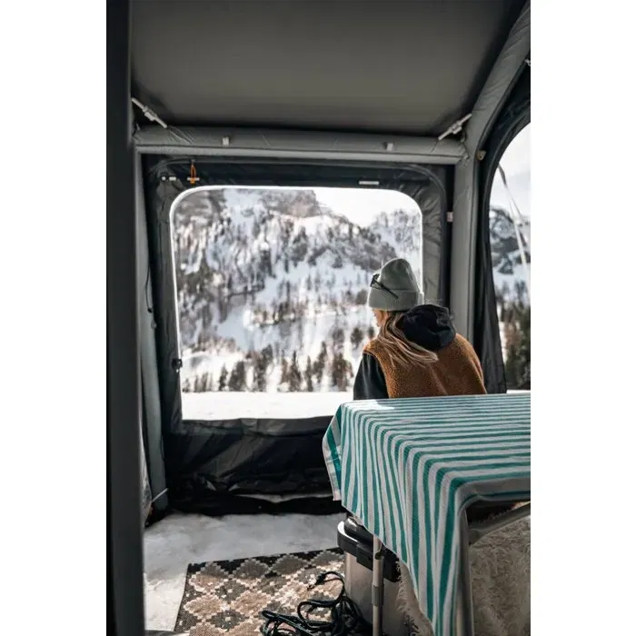 Dometic DOM5056446116886 Toldo Hinchable Winter Air PVC 180 S Ancho 1,8 m Vestíbulo Estático Nieve PVC Weathershield
